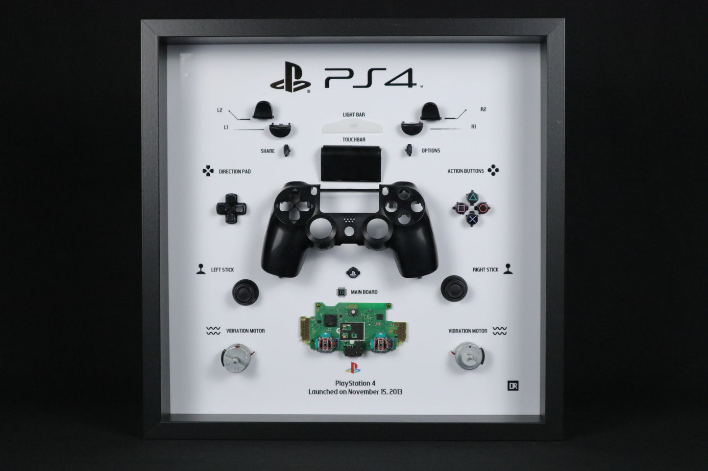 Playstation 4 Controller Frame | Black