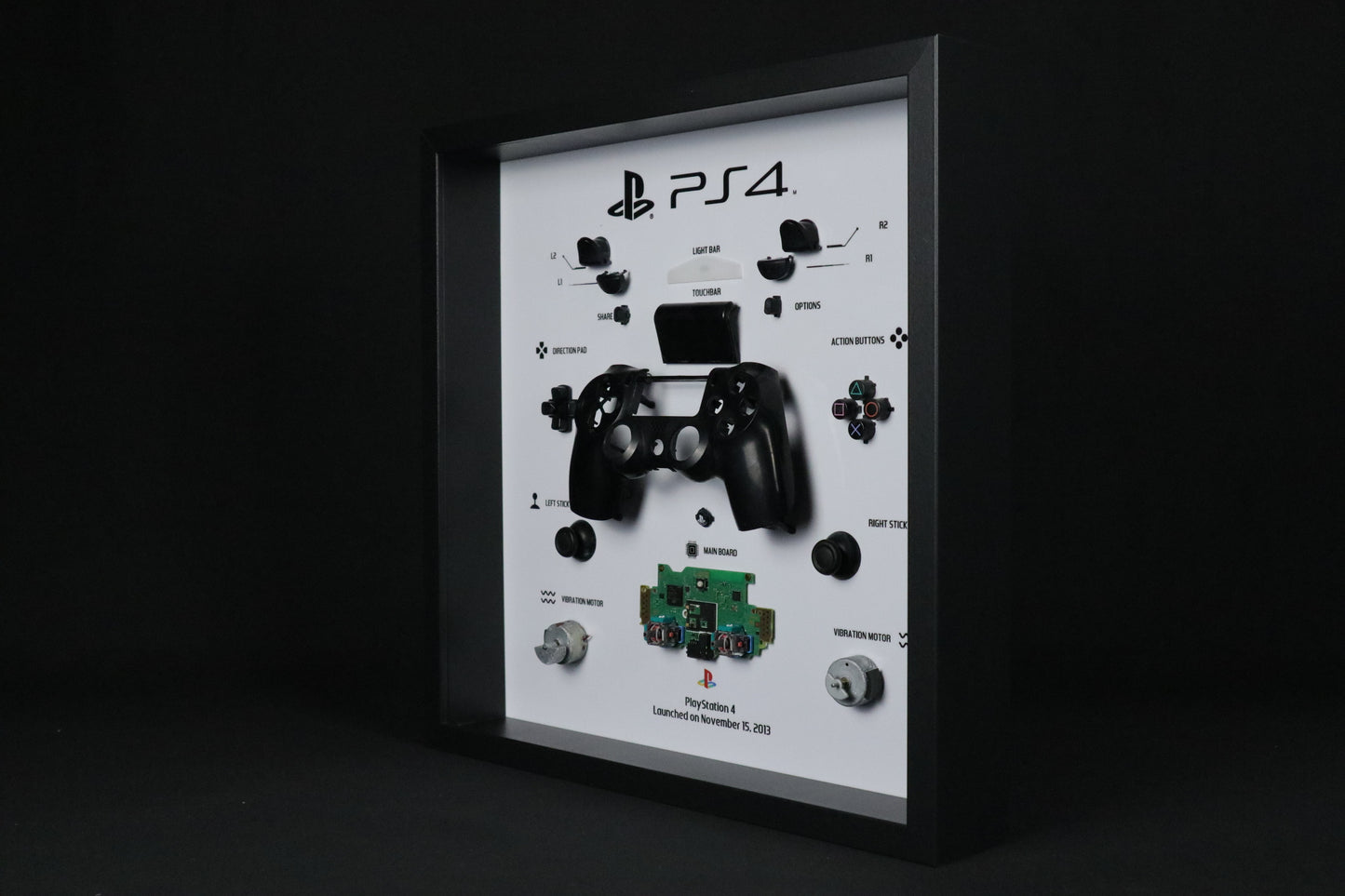 Playstation 4 Controller Frame | Zwart