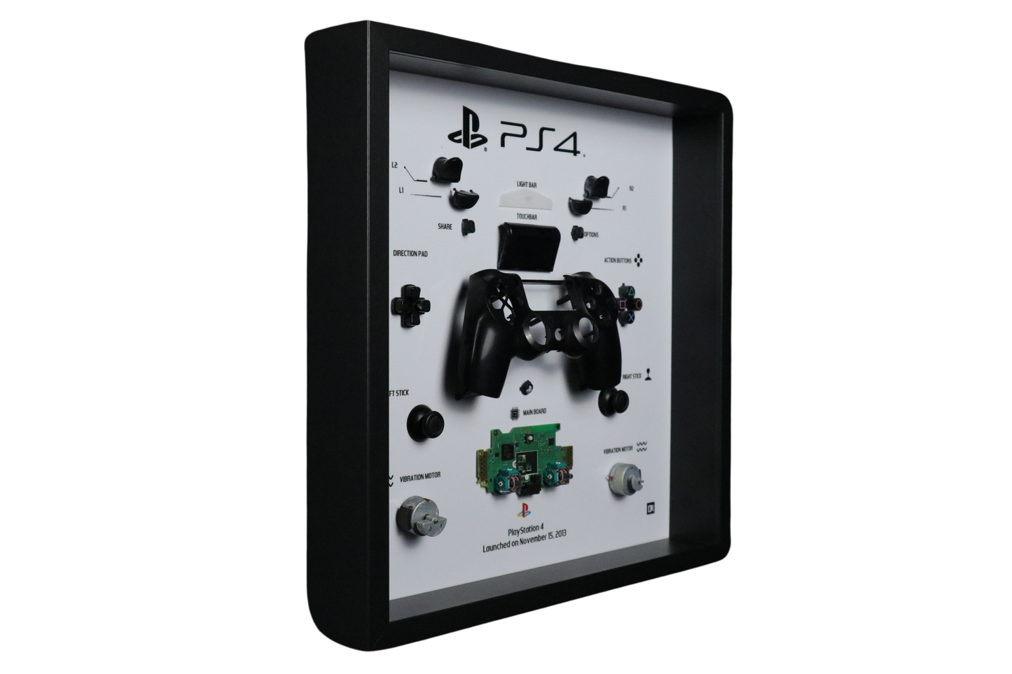 Playstation 4 Controller Frame | Zwart