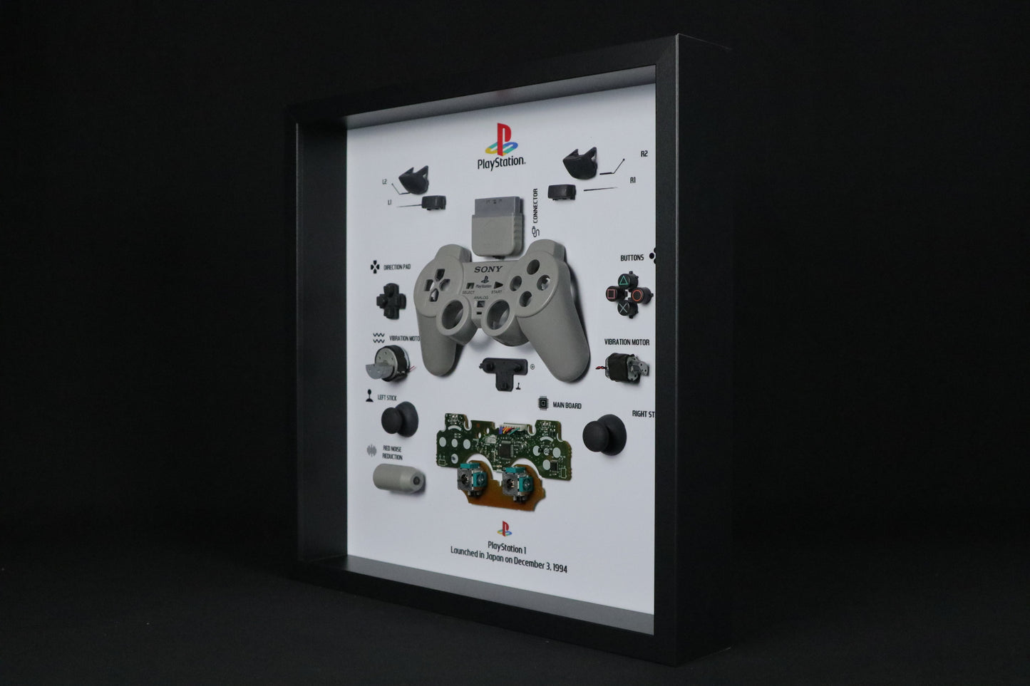 Cadre de manette Playstation 1 | Gris